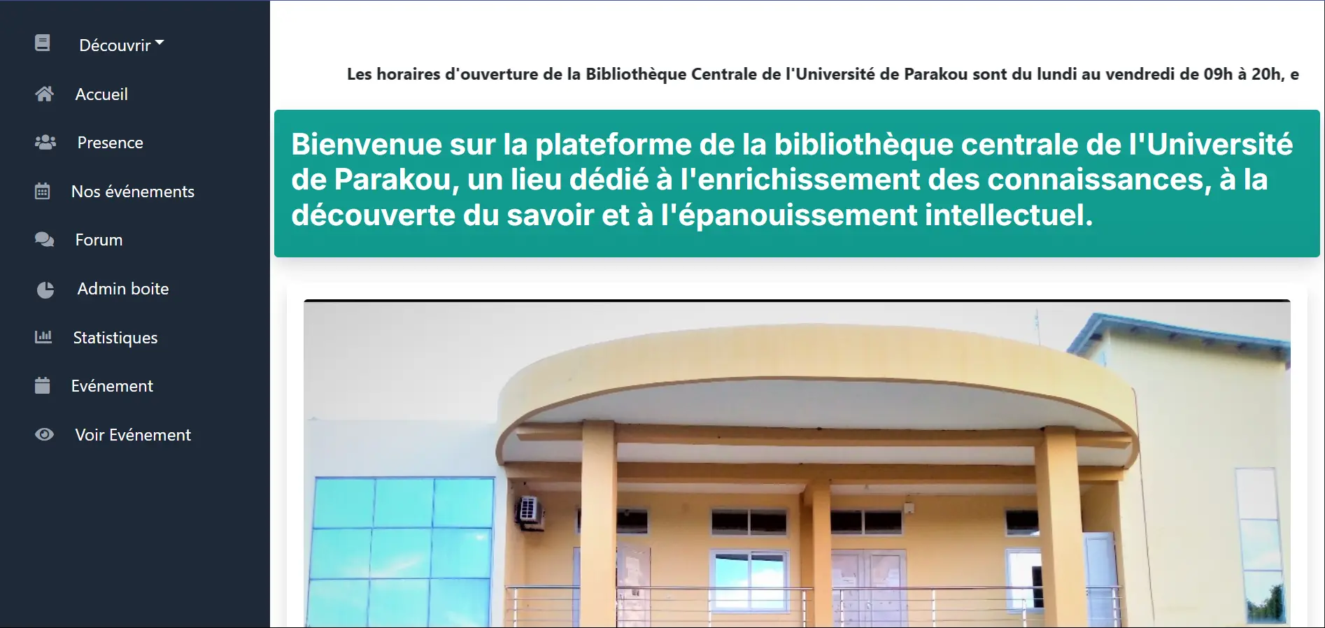 Bibliothèque UP